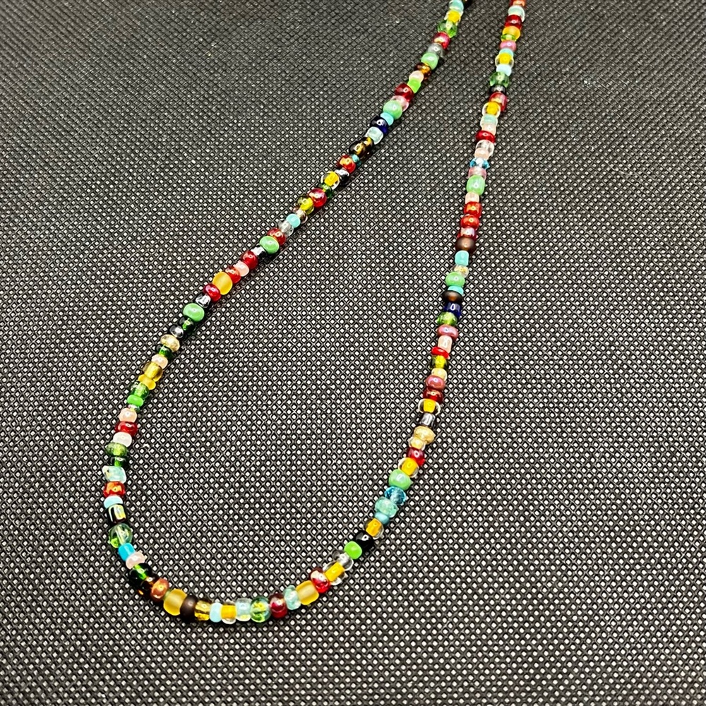 Unique Czech Glass Kaleidoscope Necklace, No Two Are Alike!